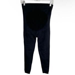 Terramed Women's Maternity Leggings M Black Over Belly Stretch Pregnancy Pants